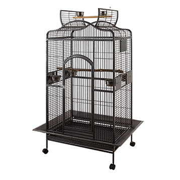 36" Curved Open Top Parrot Cage Boxed