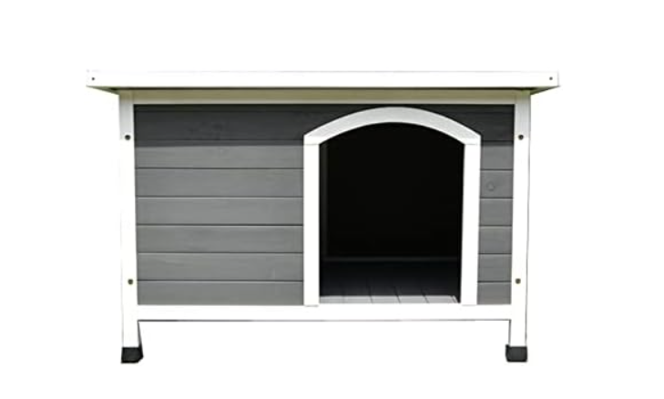 Side Entry Kennel Grey Lge Assembled