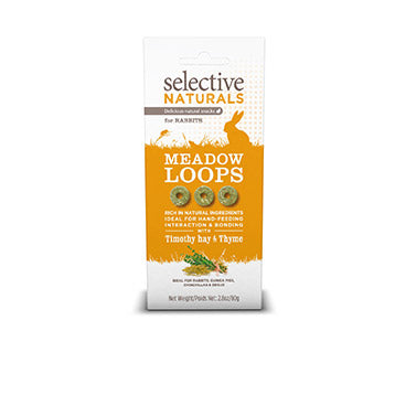 Selective Naturals Meadow Loops For Rabbits 80g