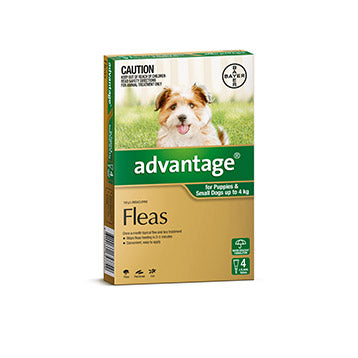 Advantage Dog Up To 4kg 4 Pack