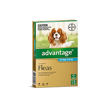 Advantage Dog Medium Aqua 4-10kg 6 Pk