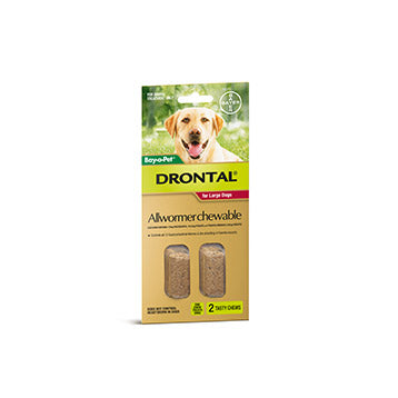 Drontal Allwormer Large Dog 2 Pack
