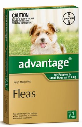 Advantage Puppy  Up To 4kg 1pk