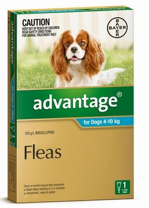 Advantage Dog 4-10kg 1pk