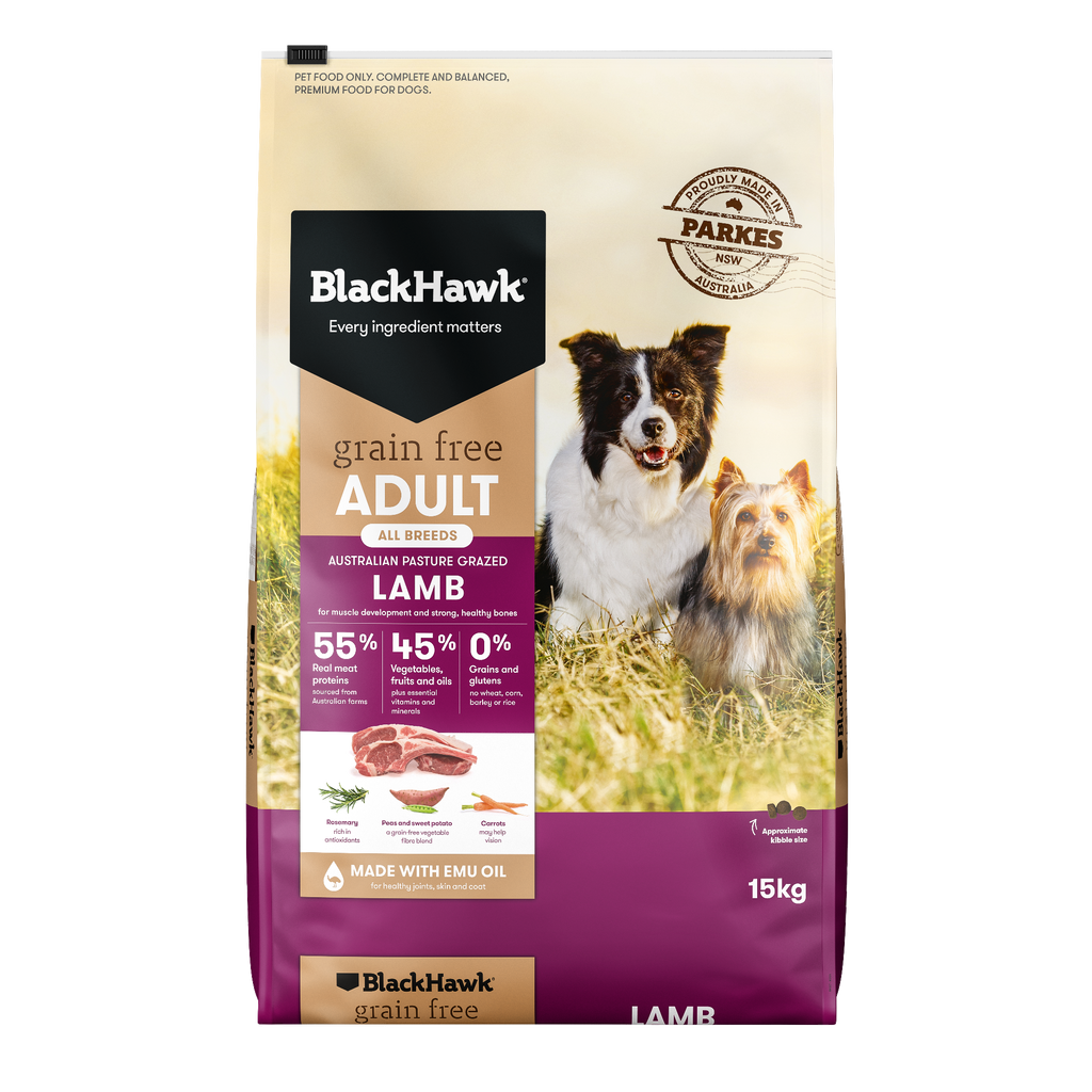 Black Hawk Adult Grain Free Lamb 15kg