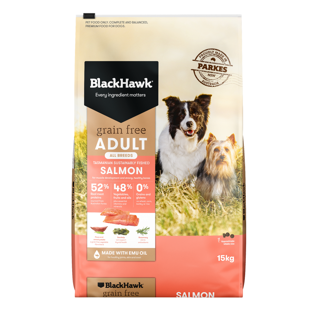 Black Hawk Grain Free Salmon 15kg