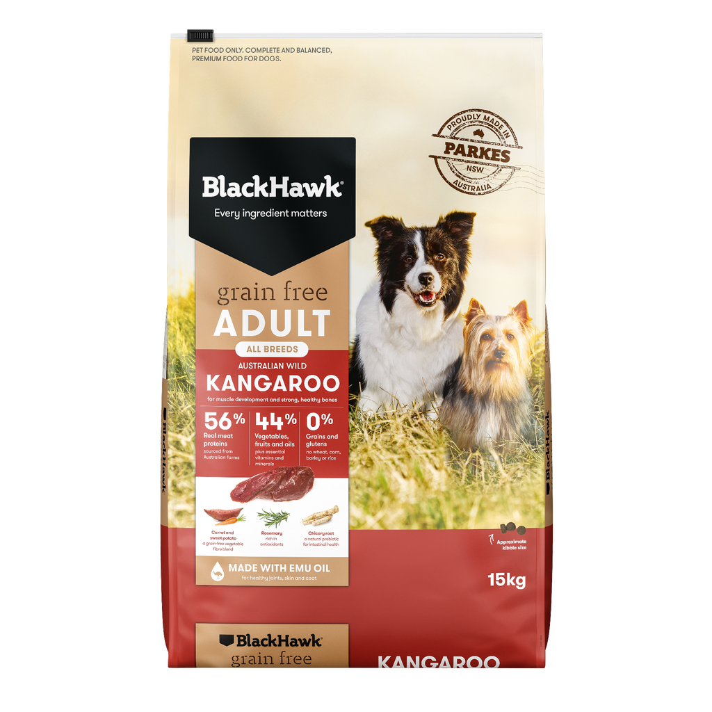 Black Hawk Adult Grain Free Kangaroo 15kg