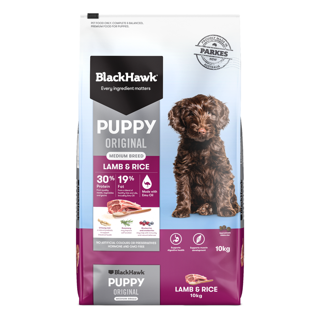 Black Hawk Puppy Medium Breed Lamb 10kg