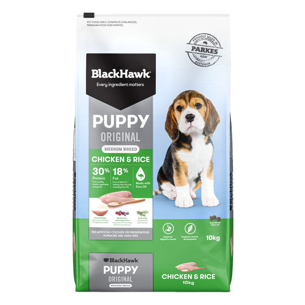 Black Hawk Puppy Medium Breed Chicken 10kg