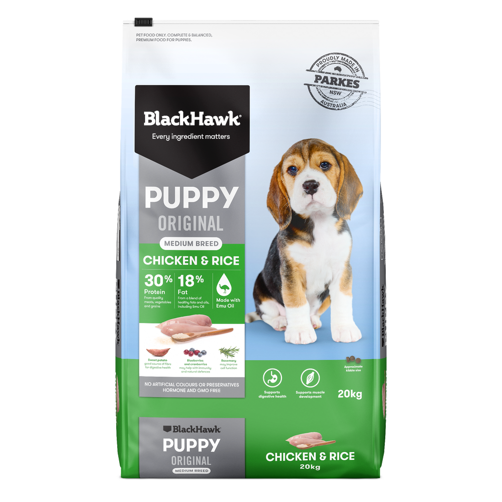 Black Hawk Puppy Medium Breed Chicken 20kg