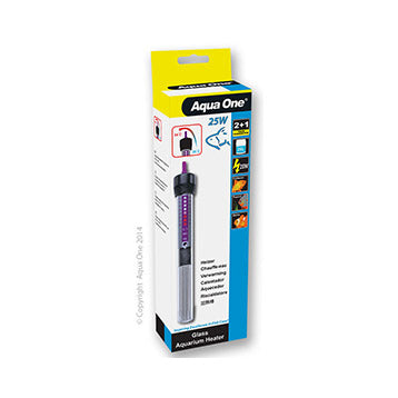 Aqua One Glass Heater 25w