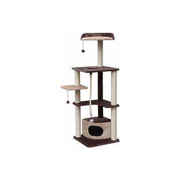 Cattitude Cat Scratch Playground Jungle Gym Brown
