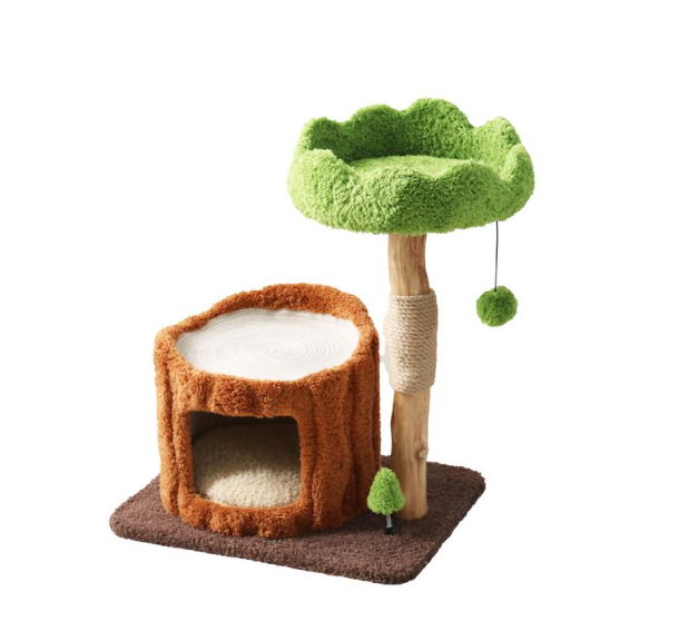 Cattitude Cat Scratcher Hideaway Tree Change
