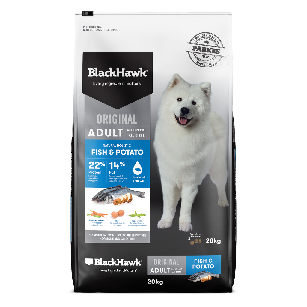 Black Hawk Adult Dog Fish & Potato 20kg