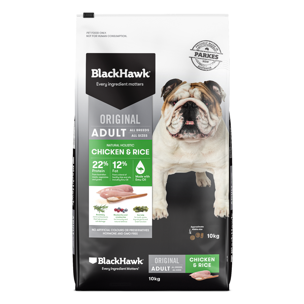 Black Hawk Adult  Dog Chicken & Rice 10kg