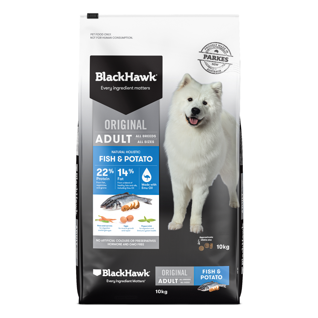 Black Hawk Adult Dog Fish & Potato 10kg