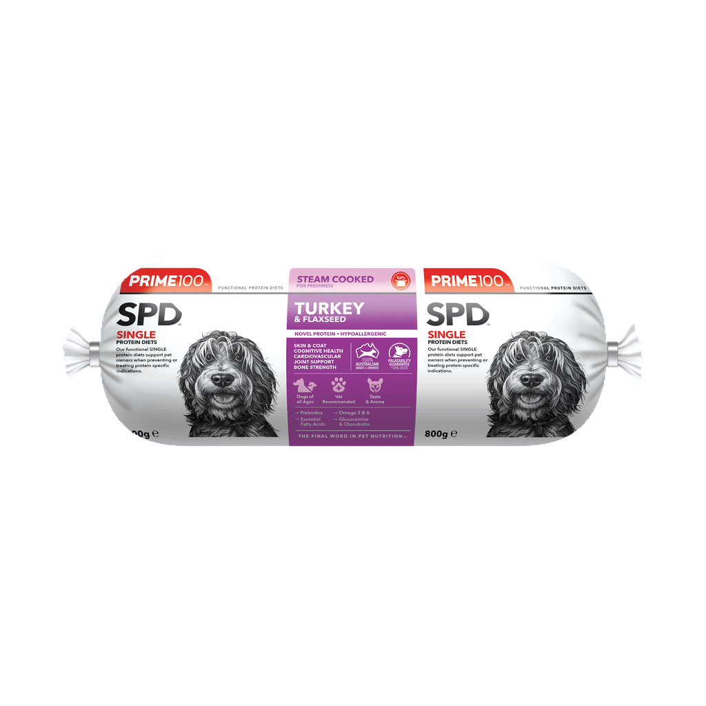 Prime 100 Turkey & Flaxseed 800g