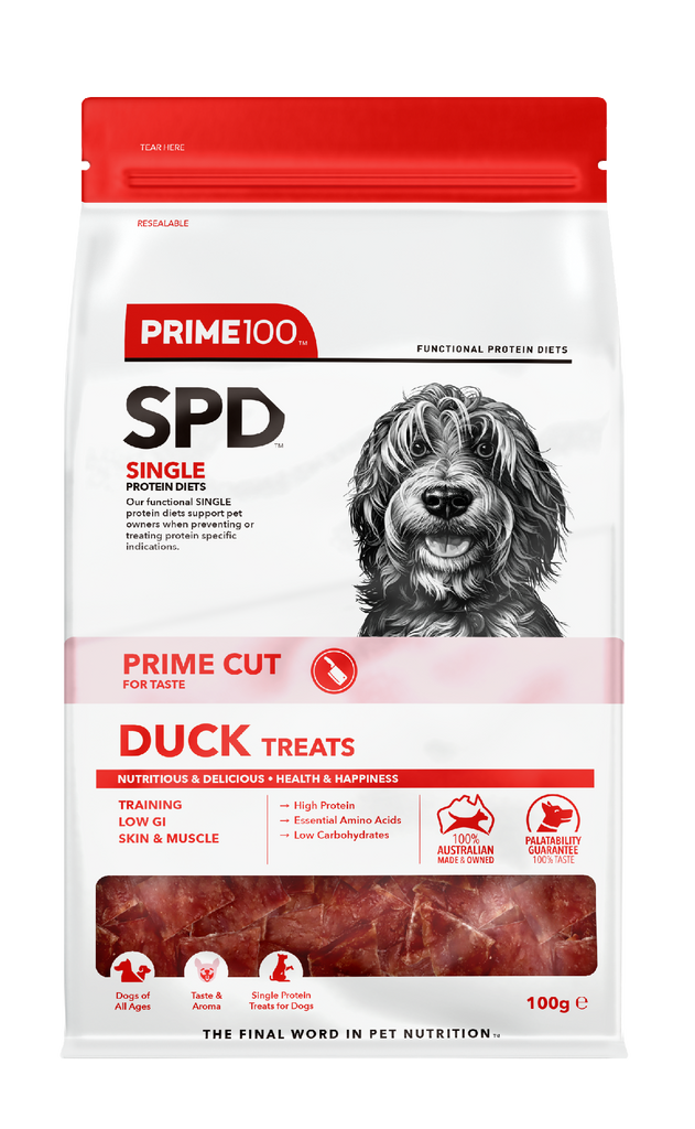 Prime 100 Spd Prime Cuts Duck Treats 100g