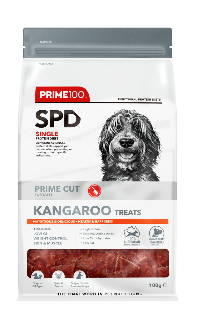 Prime 100 Spd Prime Cuts Roo Treats 100g