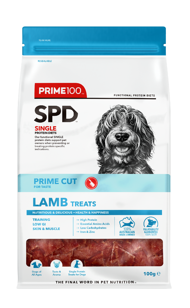 Prime 100 Spd Prime Cuts Lamb Treats 100g
