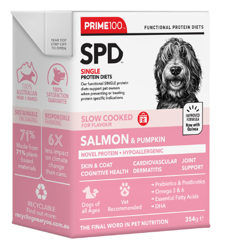 Prime 100 Spd Slow Cooked Salmon & Pumpkin 354g