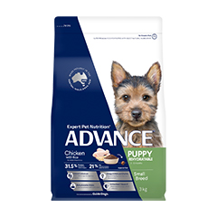 advance small breed puppy