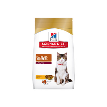 Hill's science diet outlet cat food hairball control