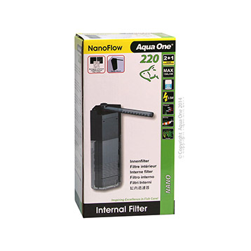 AQUA ONE NANOFLOW 220 INTERNAL FILTER 220LH240V