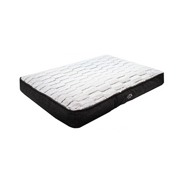 IBT CUSHION MEMORY FOAM LUXURY PLUSH GREY MED