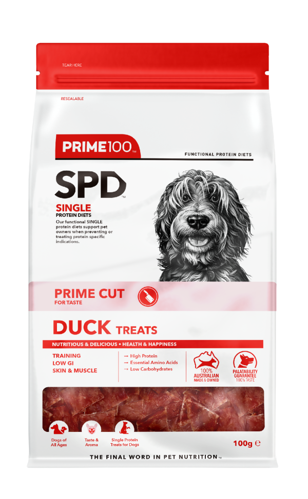 PRIME 100 SPD DUCK TREATS 100G