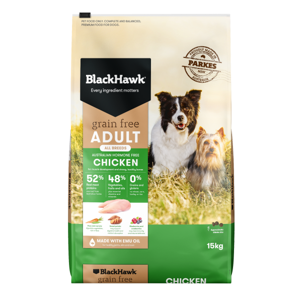 Black Hawk Adult Grain Free Chicken 15kg