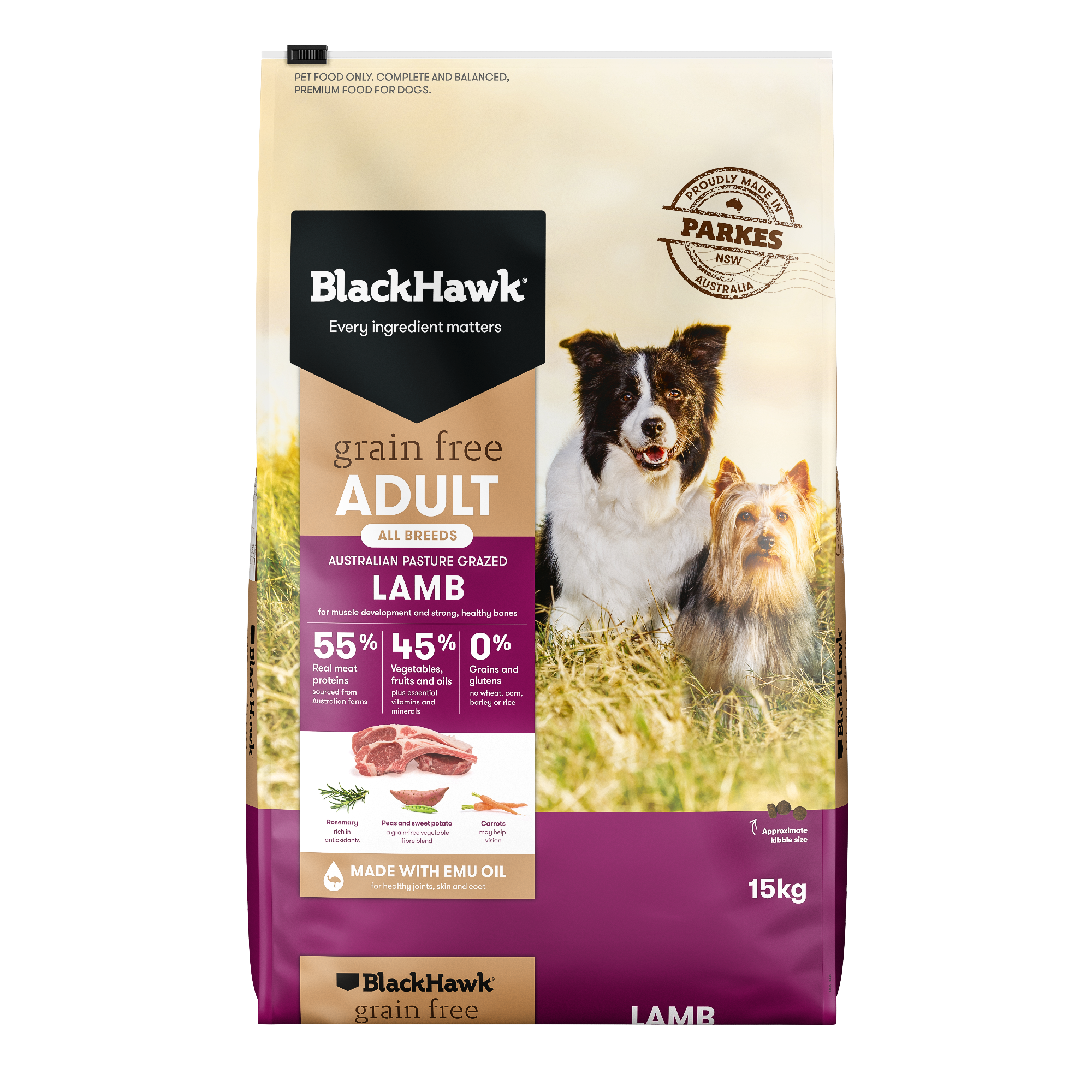 Black Hawk Adult Grain Free Lamb 15kg Black Hawk Adult Grain Free Lamb 15kg