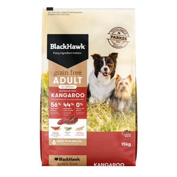 Black Hawk Adult Grain Free Kangaroo 15kg