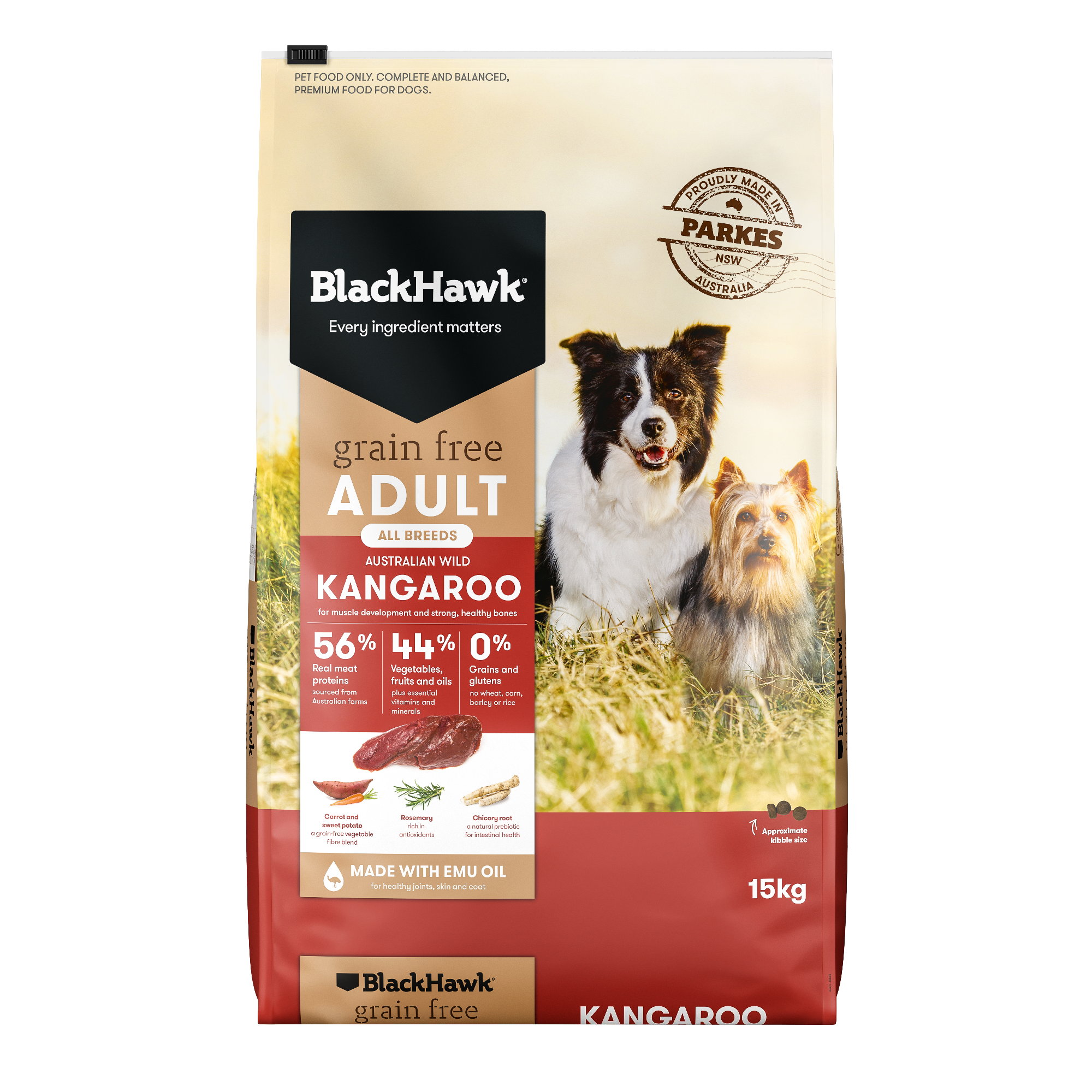 Black Hawk Adult Grain Free Kangaroo 15kg Black Hawk Adult Grain Free Kangaroo 15kg