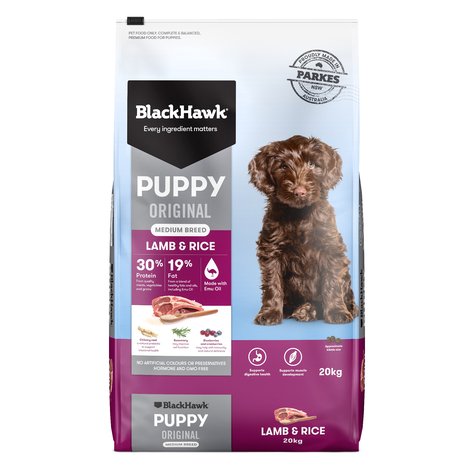 Black Hawk Puppy Medium Breed Lamb 20kg Black Hawk Puppy Medium Breed Lamb 20kg