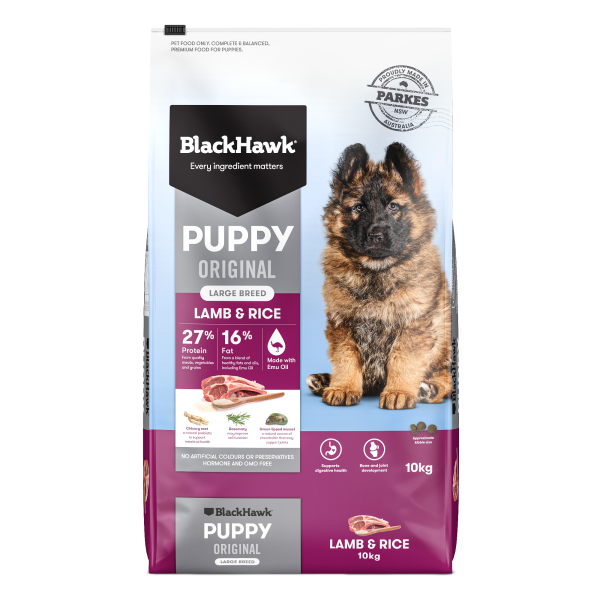 Black Hawk Puppy Large Breed Lamb And Rice 10kg