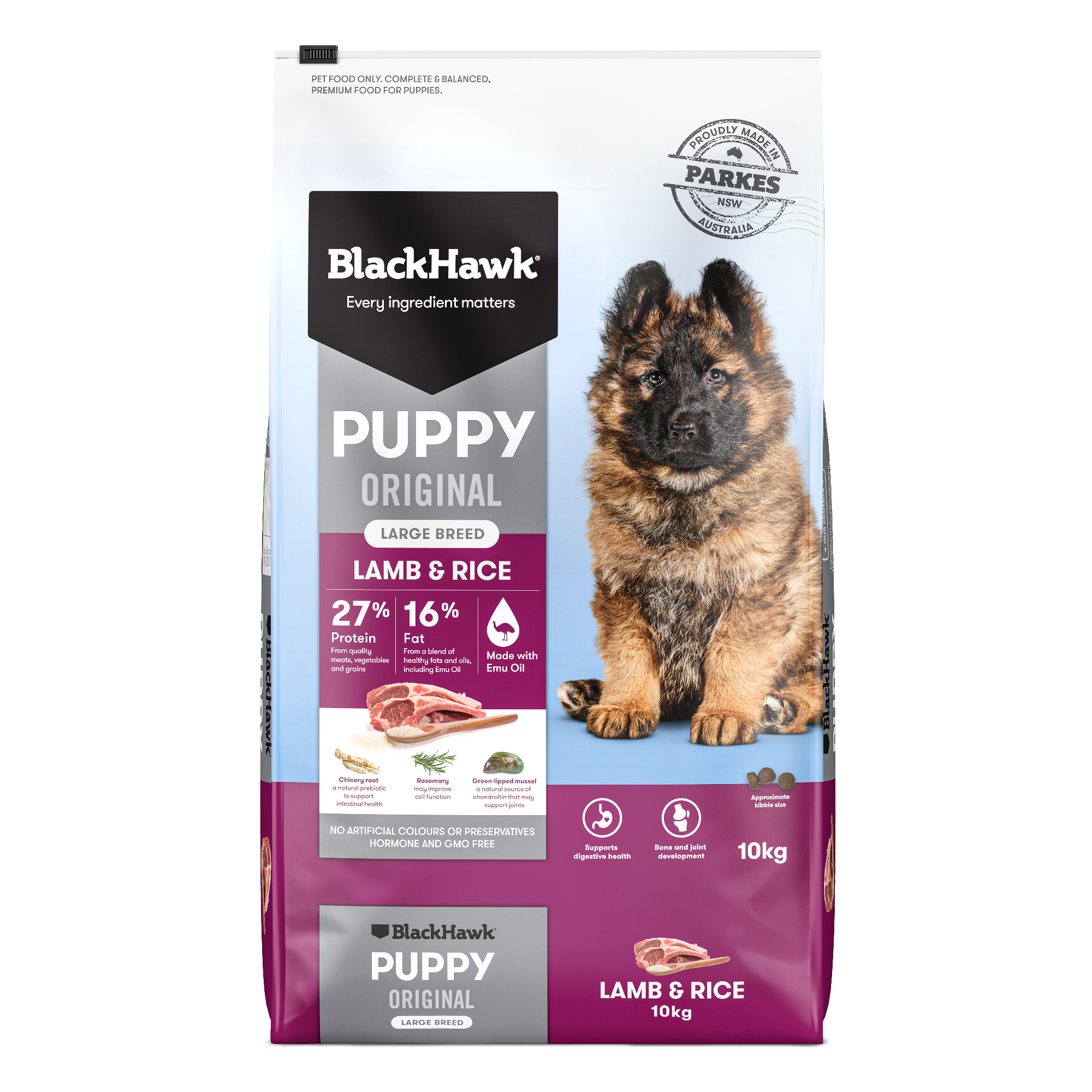 Black Hawk Puppy Large Breed Lamb And Rice 10kg Black Hawk Puppy Large Breed Lamb And Rice 10kg