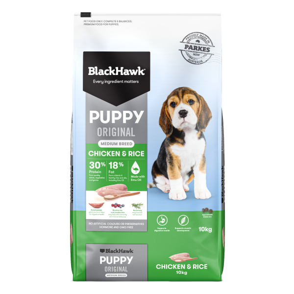 Black Hawk Puppy Medium Breed Chicken 10kg