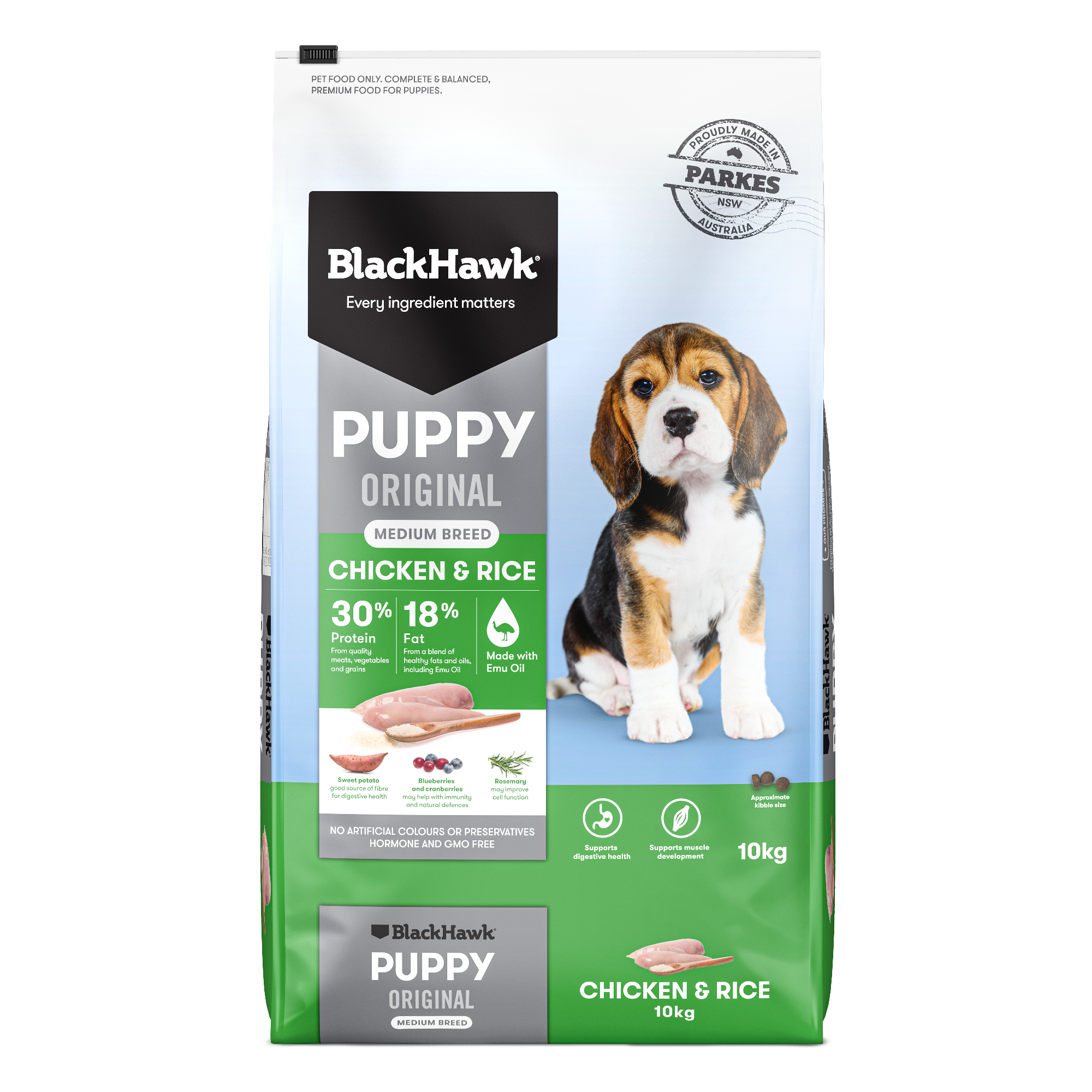 Black Hawk Puppy Medium Breed Chicken 10kg Black Hawk Puppy Medium Breed Chicken 10kg