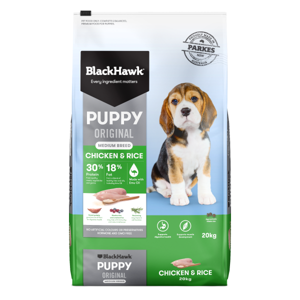Black Hawk Puppy Medium Breed Chicken 20kg