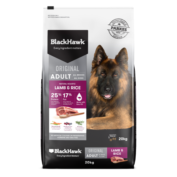 Black Hawk Adult Lamb & Rice 20kg