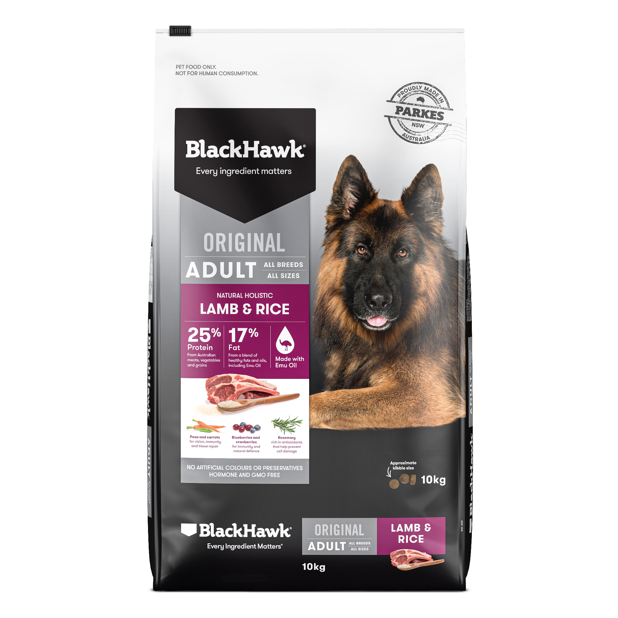 Black Hawk Adult Lamb & Rice 10kg Black Hawk Adult Lamb & Rice 10kg