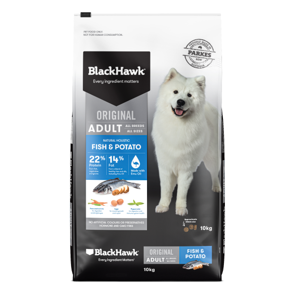 Black Hawk Adult Dog Fish & Potato 10kg