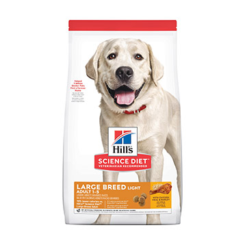 Hills Science Diet Canine Adult Light Large Breed 12kg Hills Science Diet Canine Adult Light Large Breed 12kg