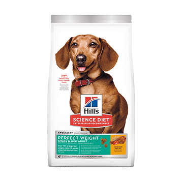 Hills Science Diet Canine Adult Perfect Weight Small/mini 1.81kg Hills Science Diet Canine Adult Perfect Weight Small/mini 1.81kg