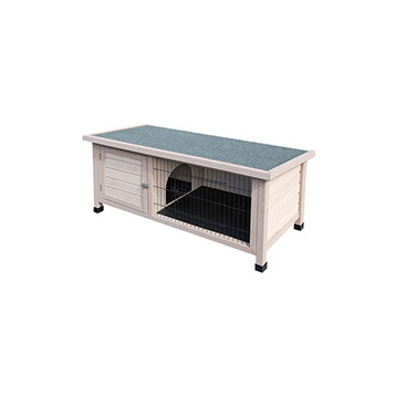Small Animal Rabbit Hutch Wood Grey 120cm Box Small Animal Rabbit Hutch Wood Grey 120cm Box