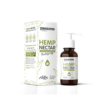 Pawsome Organics Hemp Nectar 100ml Pawsome Organics Hemp Nectar 100ml