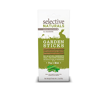 Selective Naturals Garden Sticks For Rabbits 60g Selective Naturals Garden Sticks For Rabbits 60g