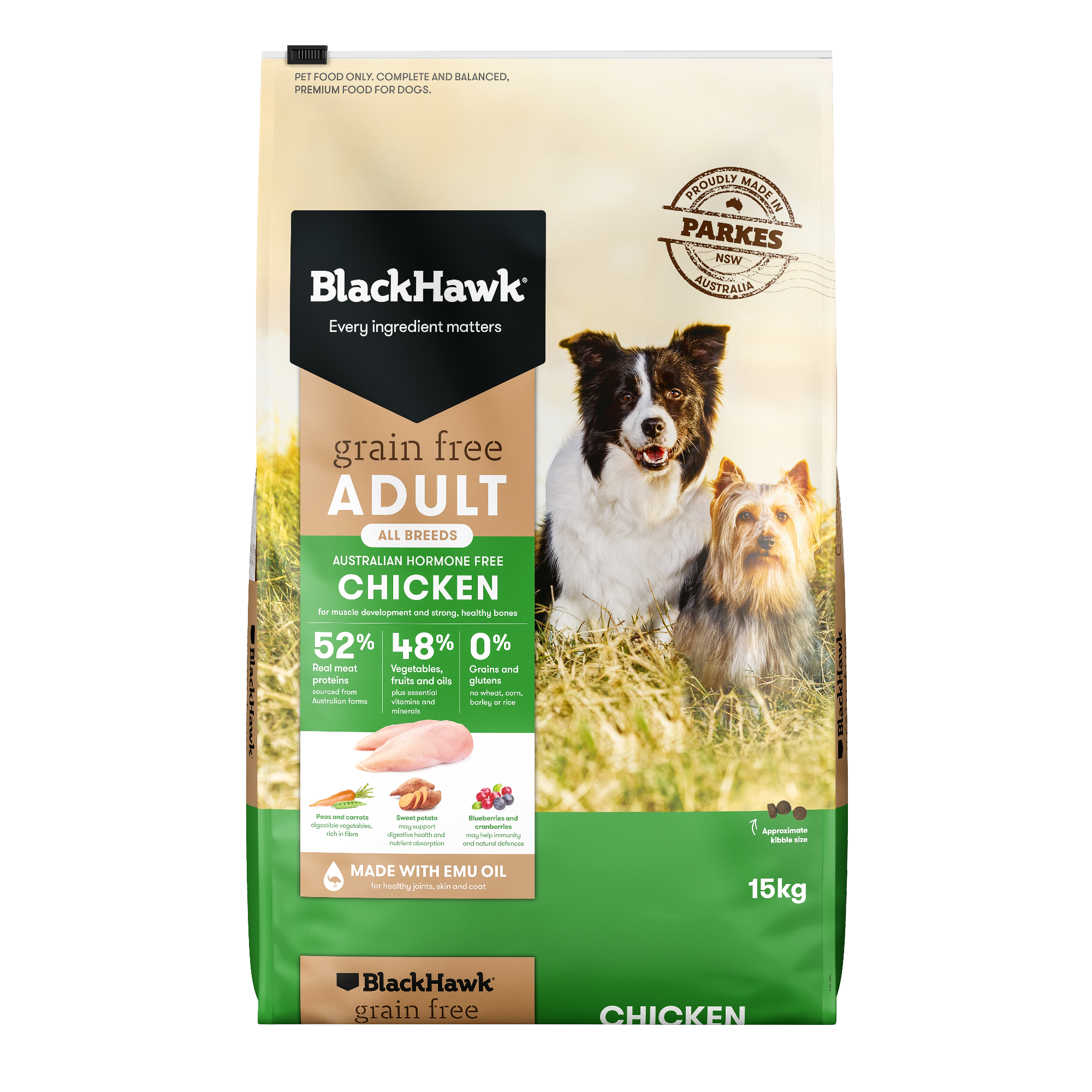 Black Hawk Adult Grain Free Chicken 15kg Black Hawk Adult Grain Free Chicken 15kg