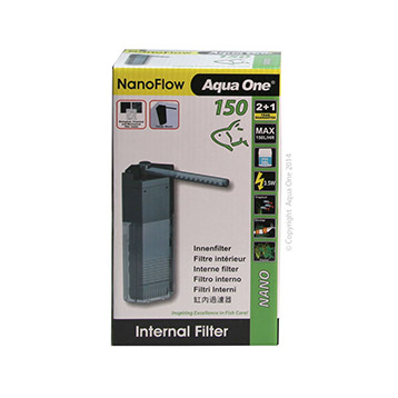 Aqua One Nanoflow 150 Internal Filter 150lh 240v Aqua One Nanoflow 150 Internal Filter 150lh 240v
